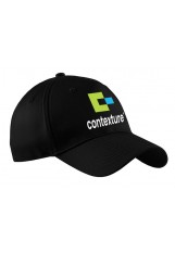 Contexture – Port & Co – CP86 – Five-Panel Twill Cap - Black