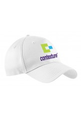 Contexture – Port & Co – CP86 – Five-Panel Twill Cap - White