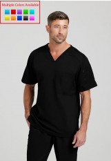 Grey’s Stretch – GRST079 – Men’s Chest Pocket V-Neck